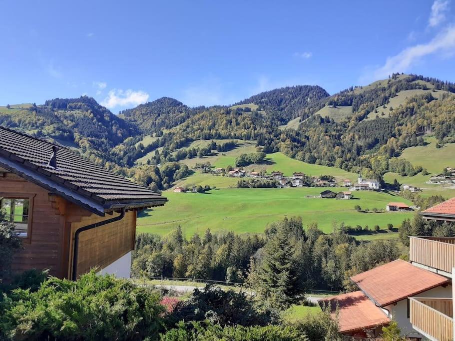 Confortable Chalet Avec Magnifique Vue En Gruyere. Charmey Zewnętrze zdjęcie